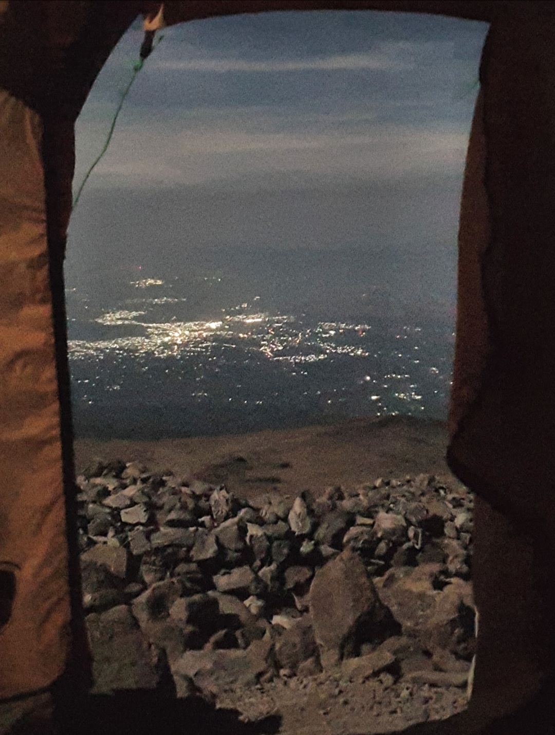 View from the tent) - My, Kilimanjaro, The mountains, Tent