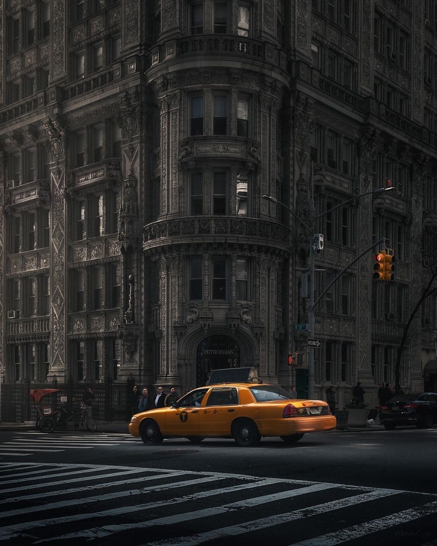 NY - New York, USA, The photo, Taxi, Auto