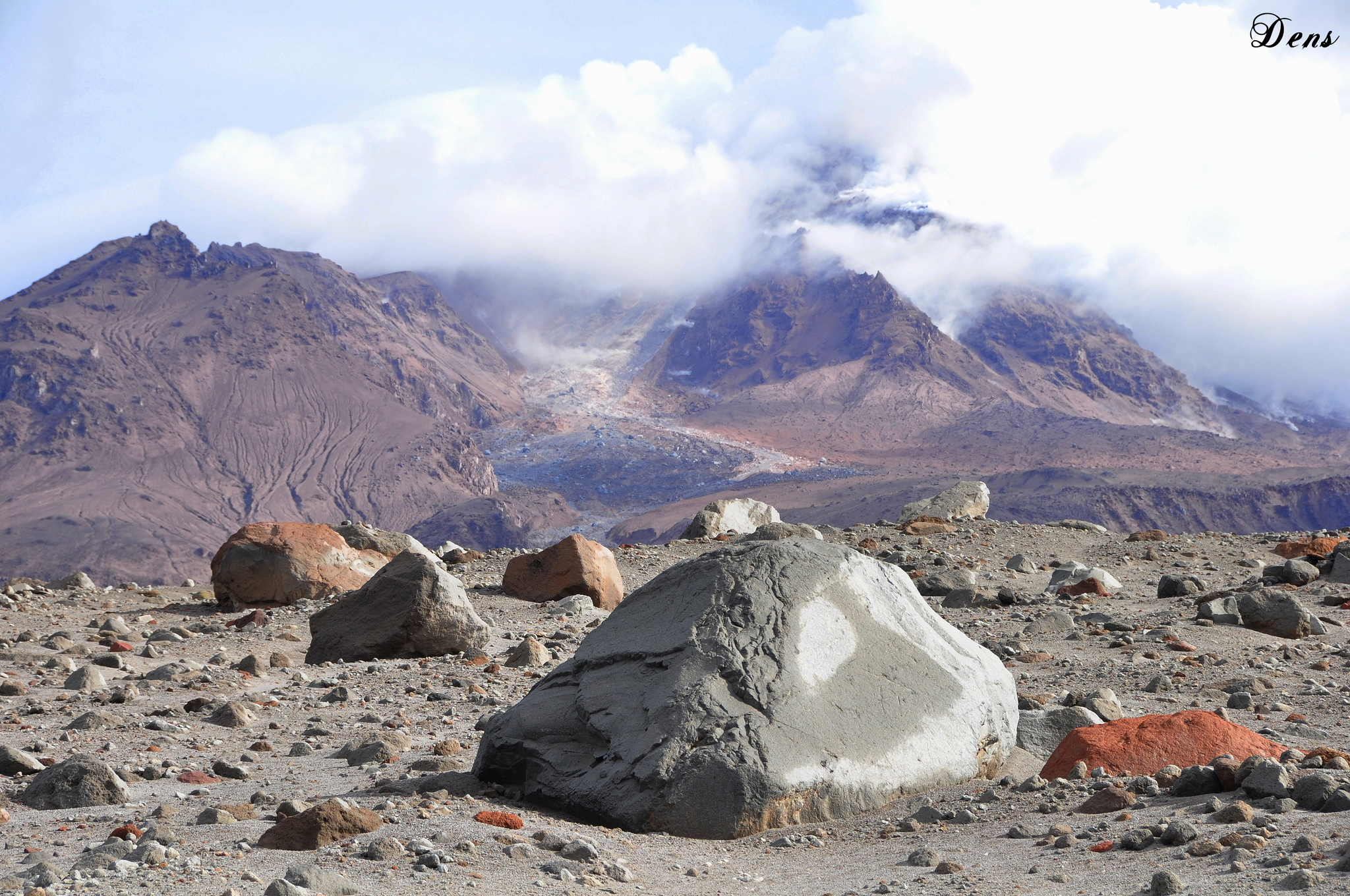 Emissions, ancient volcano Shiveluch - My, Volcano, Eruption, Ash, Kamchatka, Longpost, Sheveluch Volcano