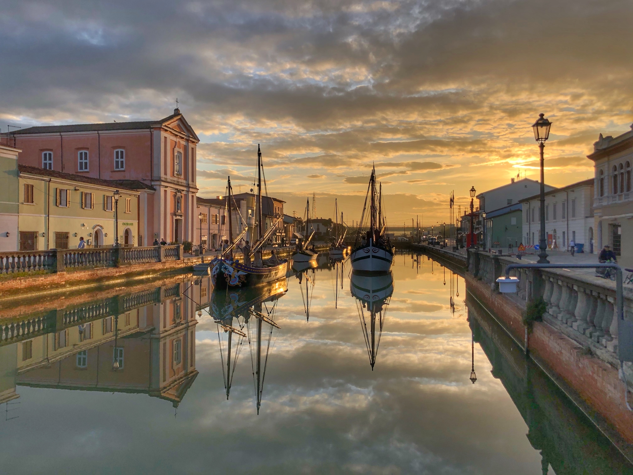 Porto Canale, Cesenatico, Italy - My, Italy, Museum, Ship, beauty, iPhone, Travels, Europe