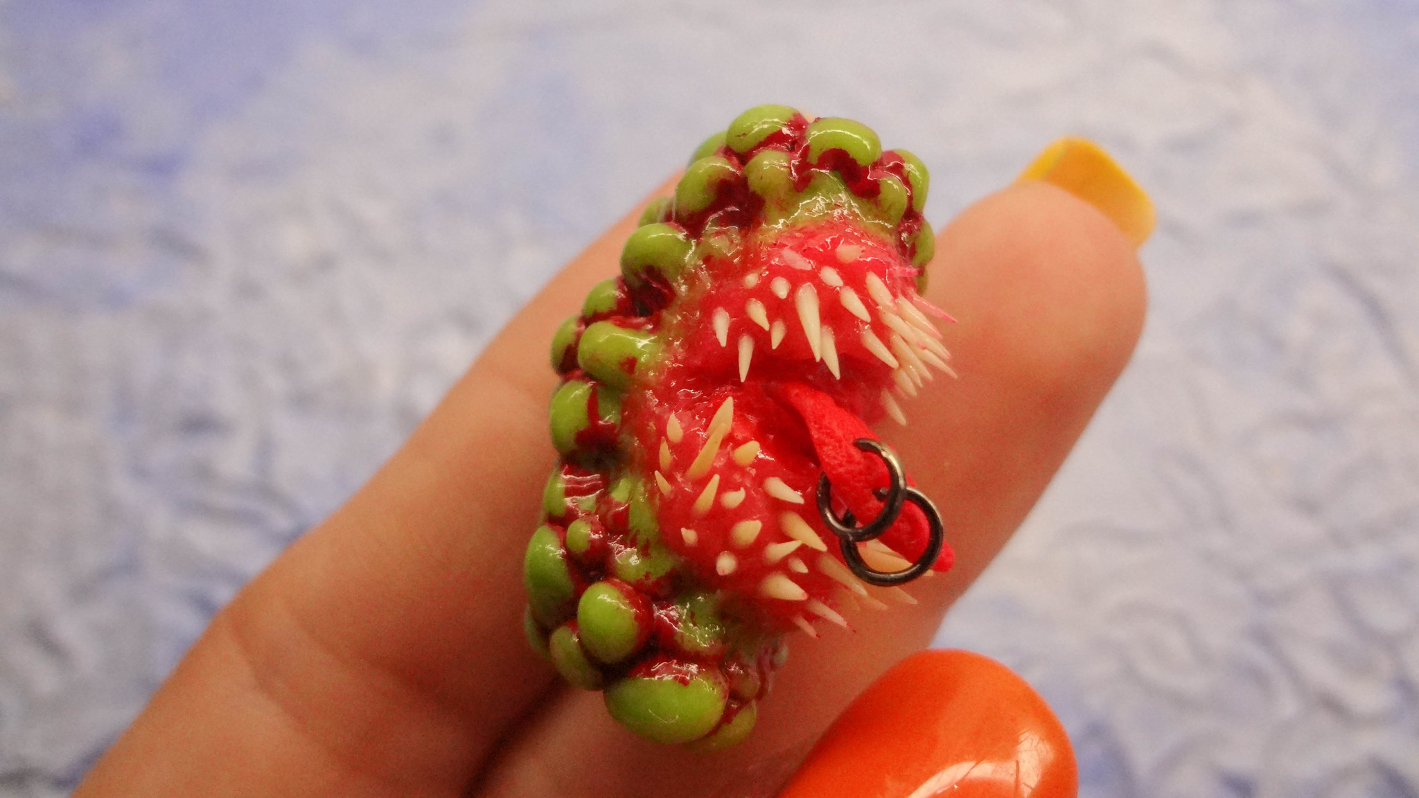 Beads for dreadlocks - My, Polymer clay, Beads on dreadlocks, Dreadlocks, Handmade, Longpost, Needlework without process