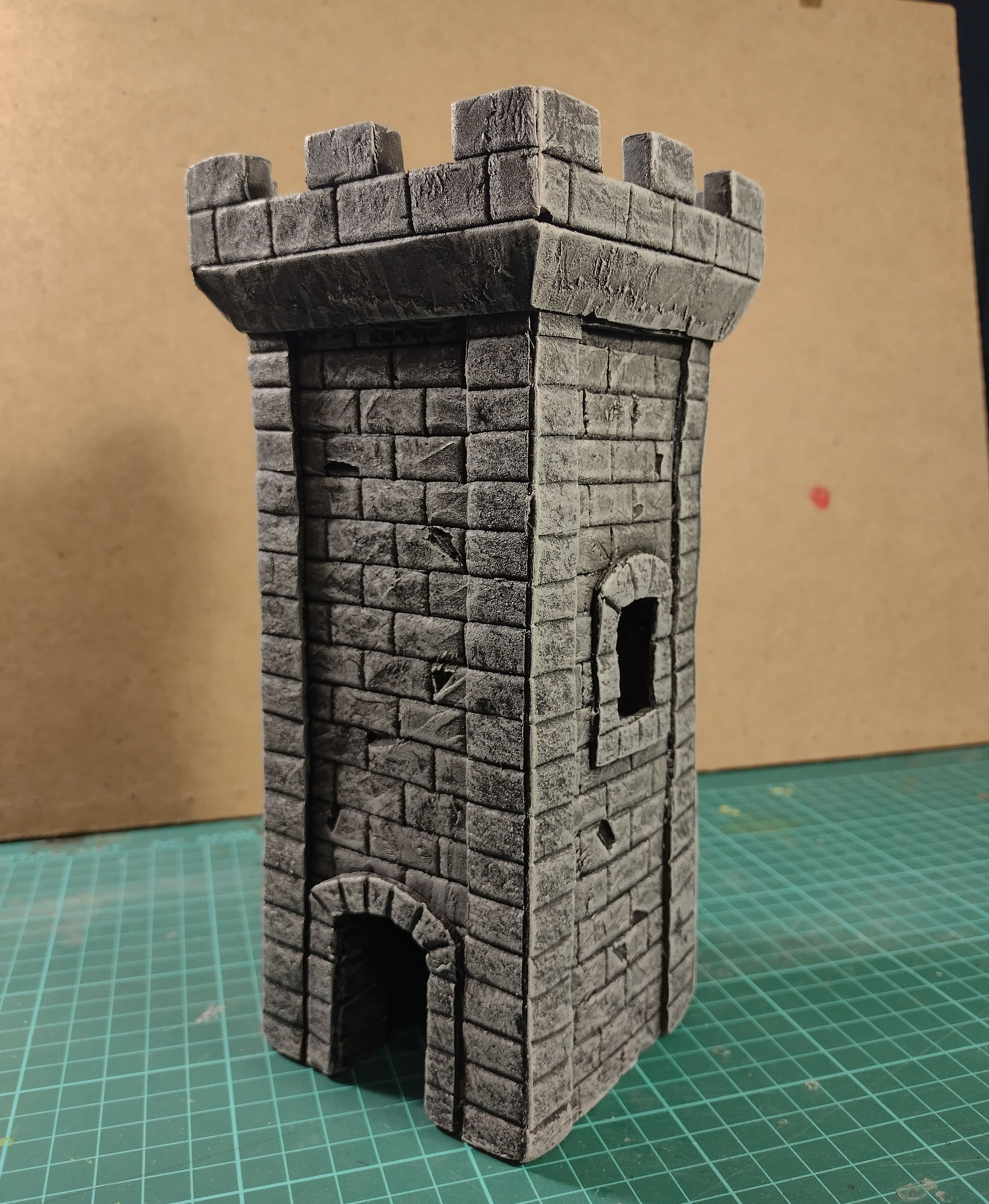 DIY D&D tower - My, Dungeons & dragons, Craft, With your own hands, Video, Tabletop role-playing games, Longpost, Needlework with process