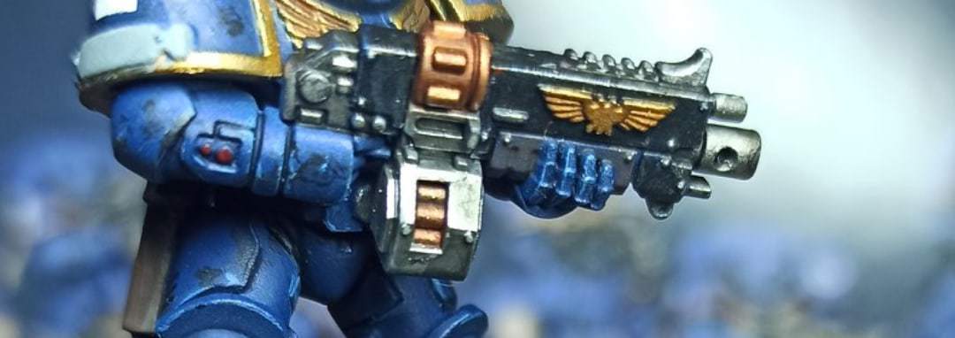 Rusty intercessor - My, Warhammer 40k, Ultramarines, Hobby, Painting miniatures, Longpost