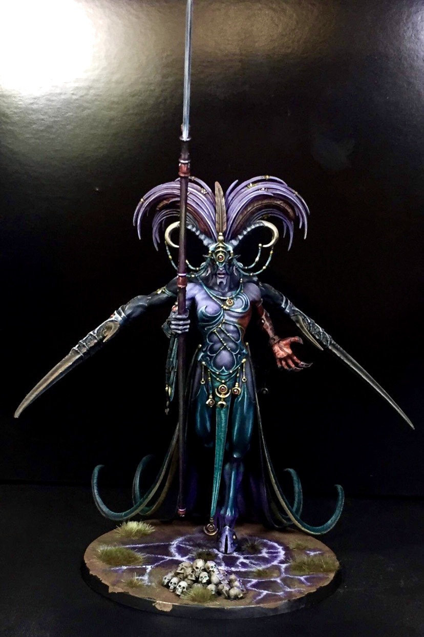 Keeper Of Secrets - My, Slaanesh, Warhammer, Warhammer 40k, Warhammer AoS, Wh painting, Miniature, Painting miniatures, Wh miniatures