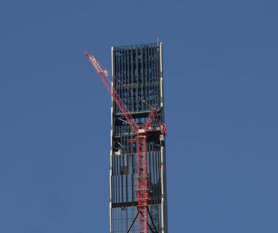 Construction of the world's thintest skyscraper is nearing completion - New York, Architecture, Building, Skyscraper, Longpost