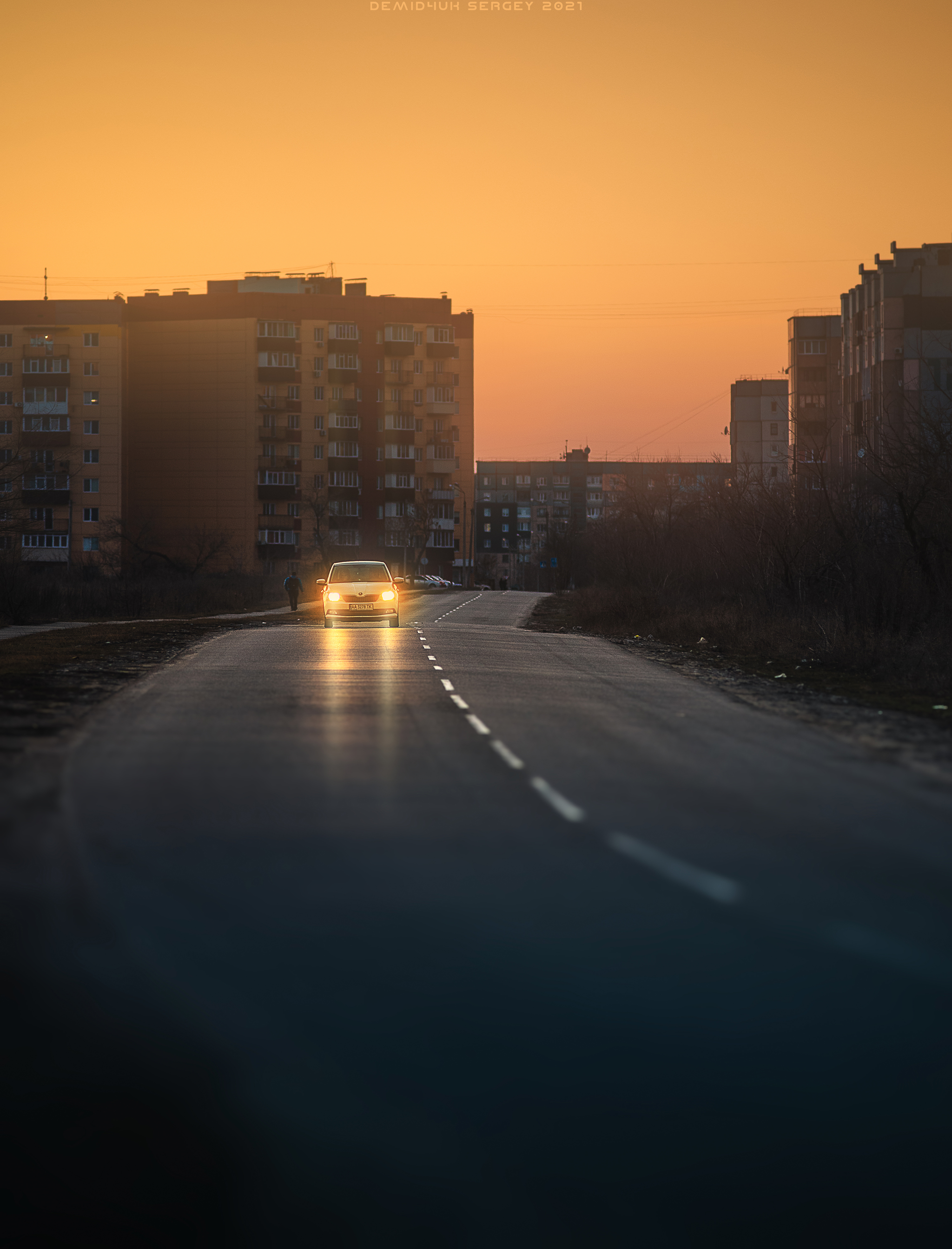 Leaving the bustle) - My, The photo, Town, Evening, Weekend, Way home, Sunset, Atmosphere