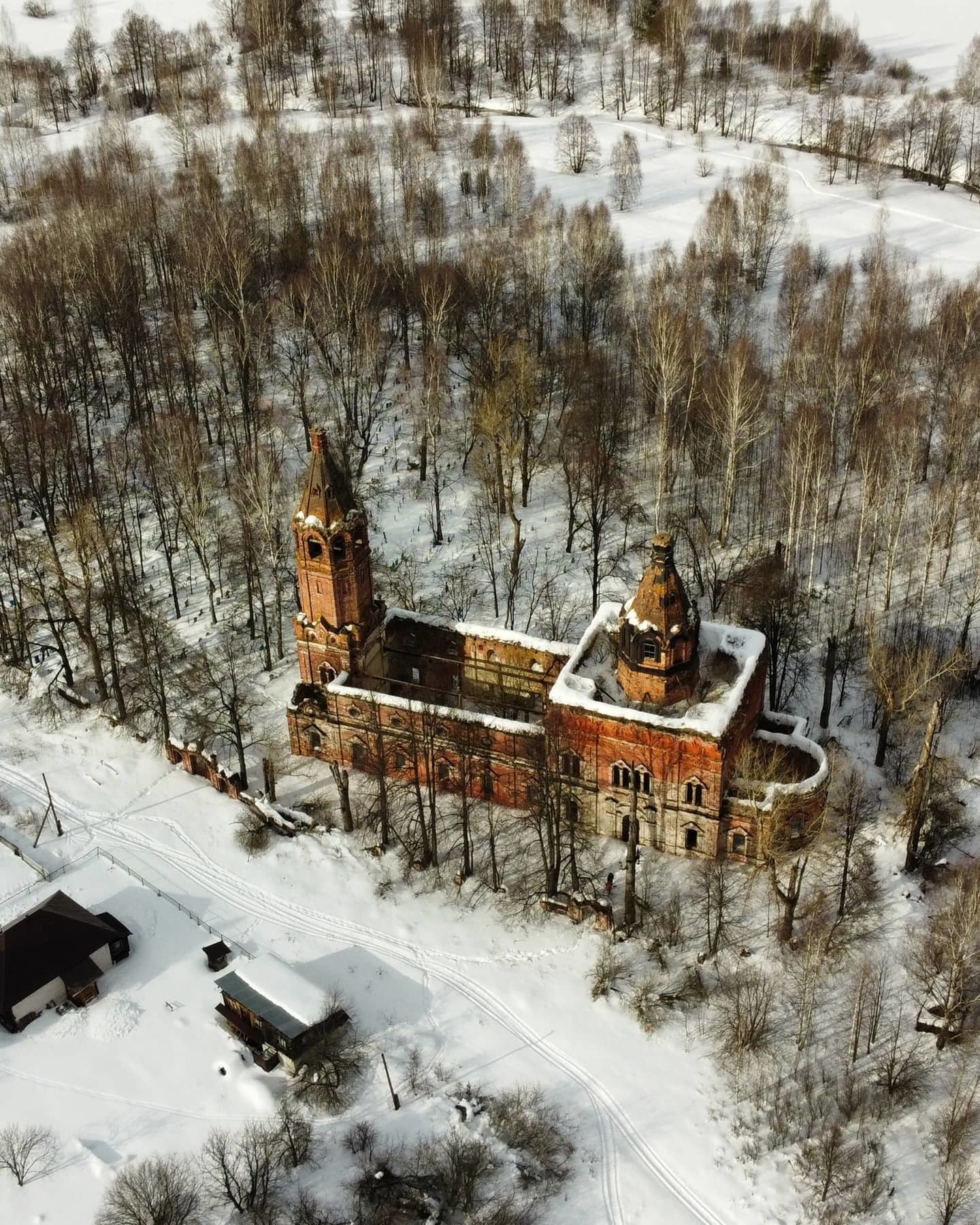 Abandoned Russia - My, Urbanphoto, Nizhny Novgorod, Abandoned, Church, View from above, Longpost