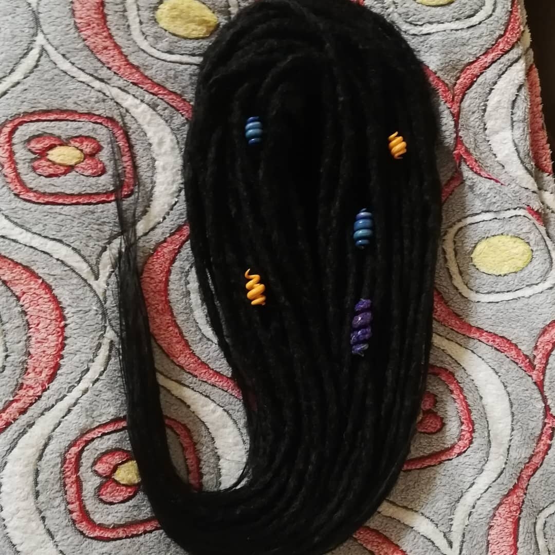 A little about dreadlocks - My, Dreadlocks, Beads on dreadlocks, Longpost