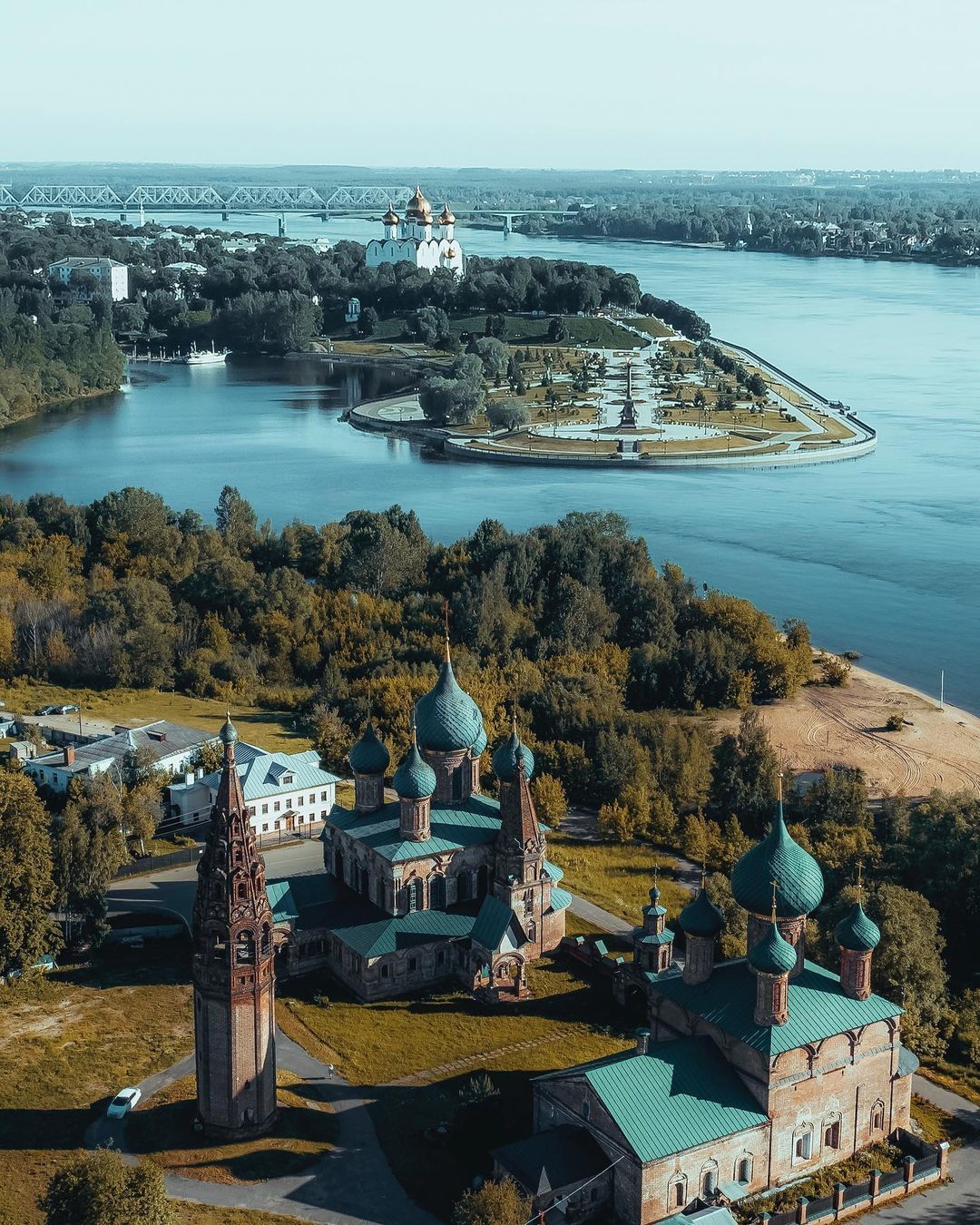 Yaroslavl - The photo, Russia, Yaroslavl, Temple, River, Town, Longpost