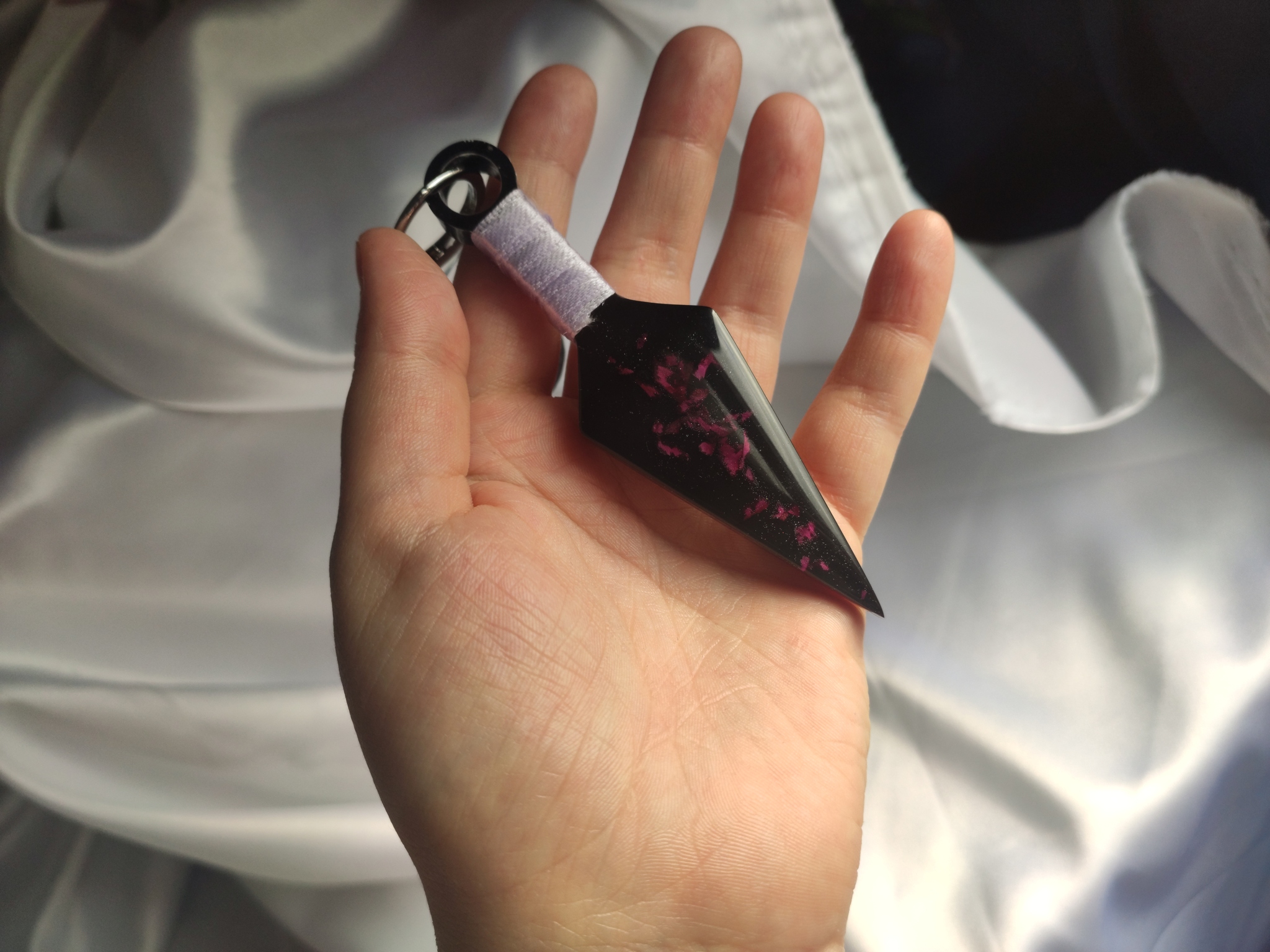 Epoxy mini kunai - My, Needlework without process, Kunai, Handmade