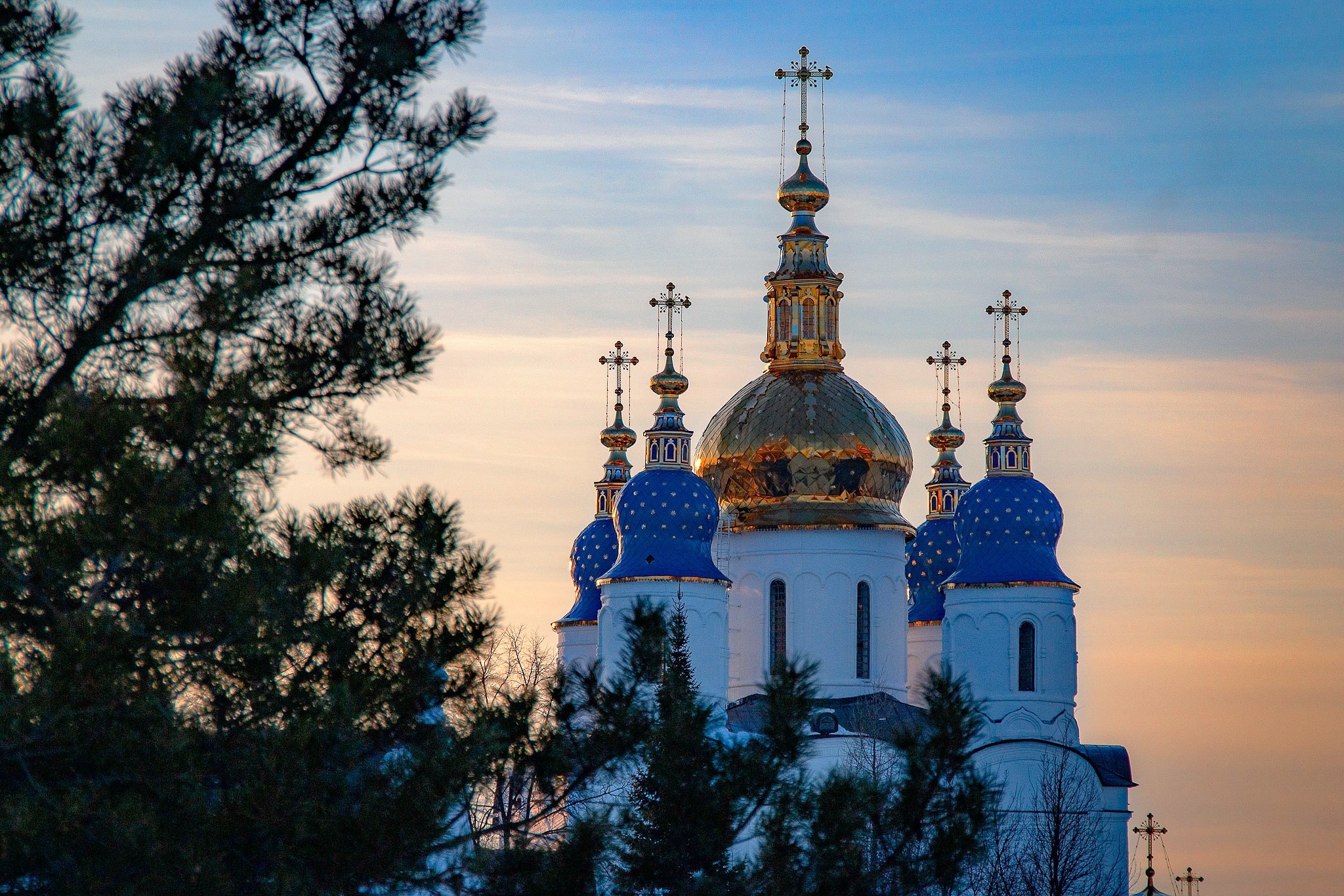 It was getting dark - My, Tobolsk, Evening, Tobolsk Kremlin, Sunset, The photo, Canon 70d, Sigma, Longpost