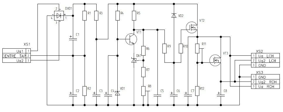 Anode voltage filter - My, Tube amplifier, Filter