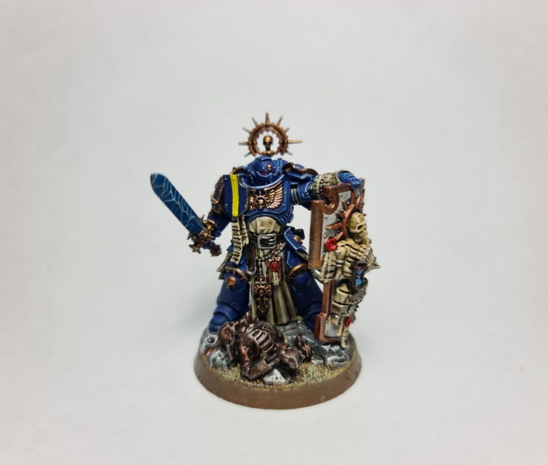 Мой многострадальный капитан - Warhammer 40k, Ultramarines, Imperium, Wh miniatures, Покраска миниатюр, Primaris Space Marines, Длиннопост