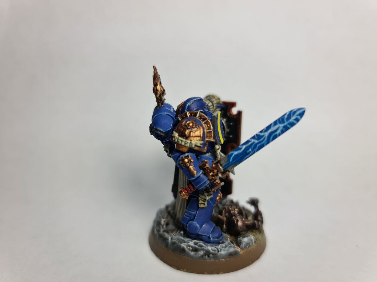 Мой многострадальный капитан - Warhammer 40k, Ultramarines, Imperium, Wh miniatures, Покраска миниатюр, Primaris Space Marines, Длиннопост