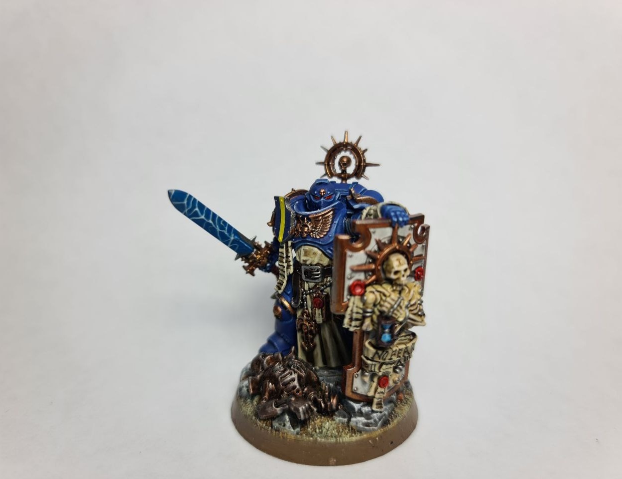 My long-suffering captain - Warhammer 40k, Ultramarines, Imperium, Wh miniatures, Painting miniatures, Primaris space marines, Longpost