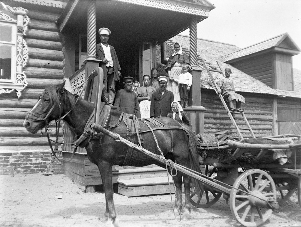 What a Russian village looked like 100 years ago - Story, История России, Village, Architecture, Российская империя, The photo, Longpost