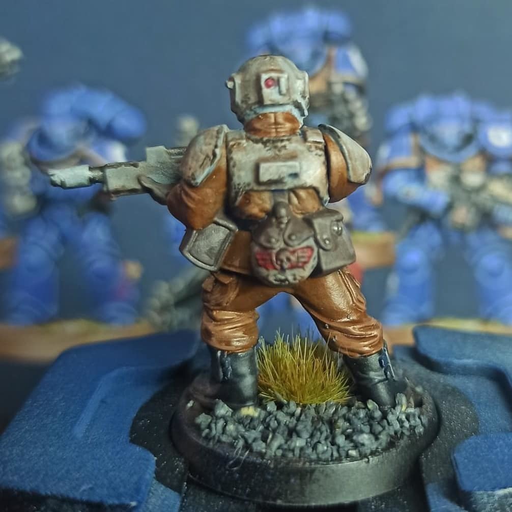 Guardsman Niko - My, Warhammer 40k, Painting miniatures, Hobby, Wh miniatures, Longpost