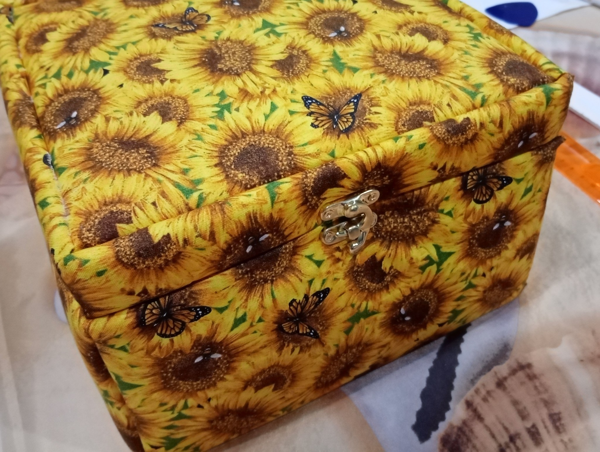 Jewelry box (without compartments) - My, Needlework with process, Casket, Longpost