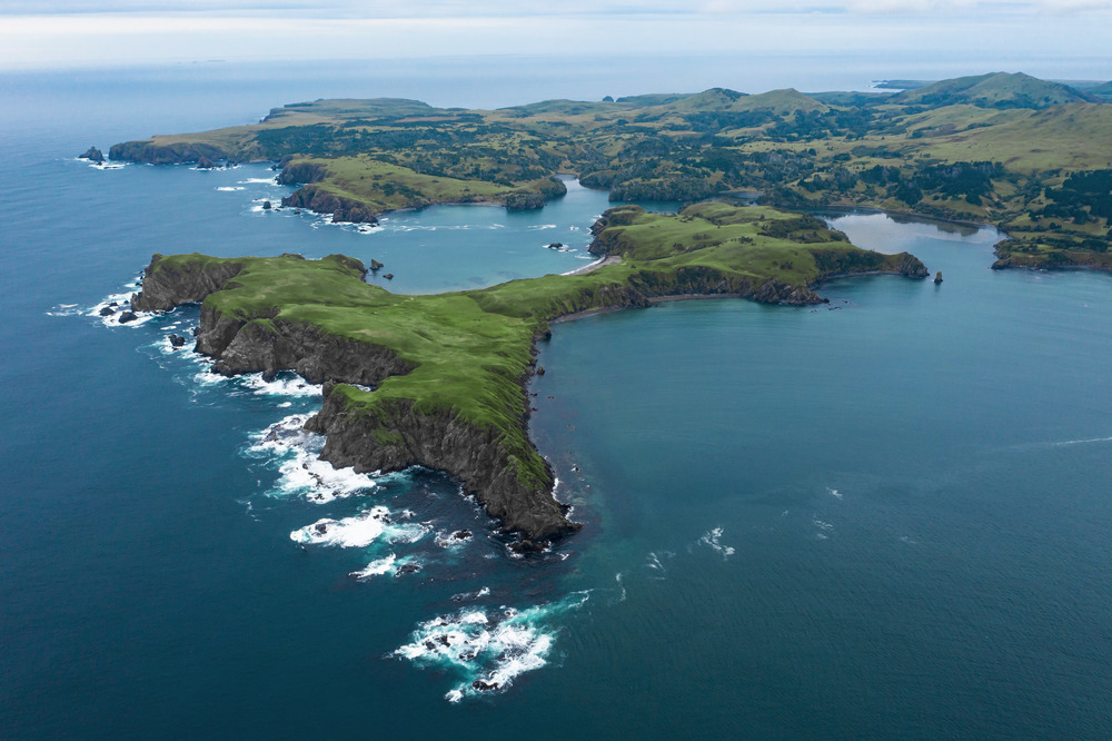 Kuril miracle island Shikotan - Shikotan, Kurile Islands, South Kuril Islands, Sakhalin Region, Sea, Island, Travel across Russia, Longpost, Aerial photography