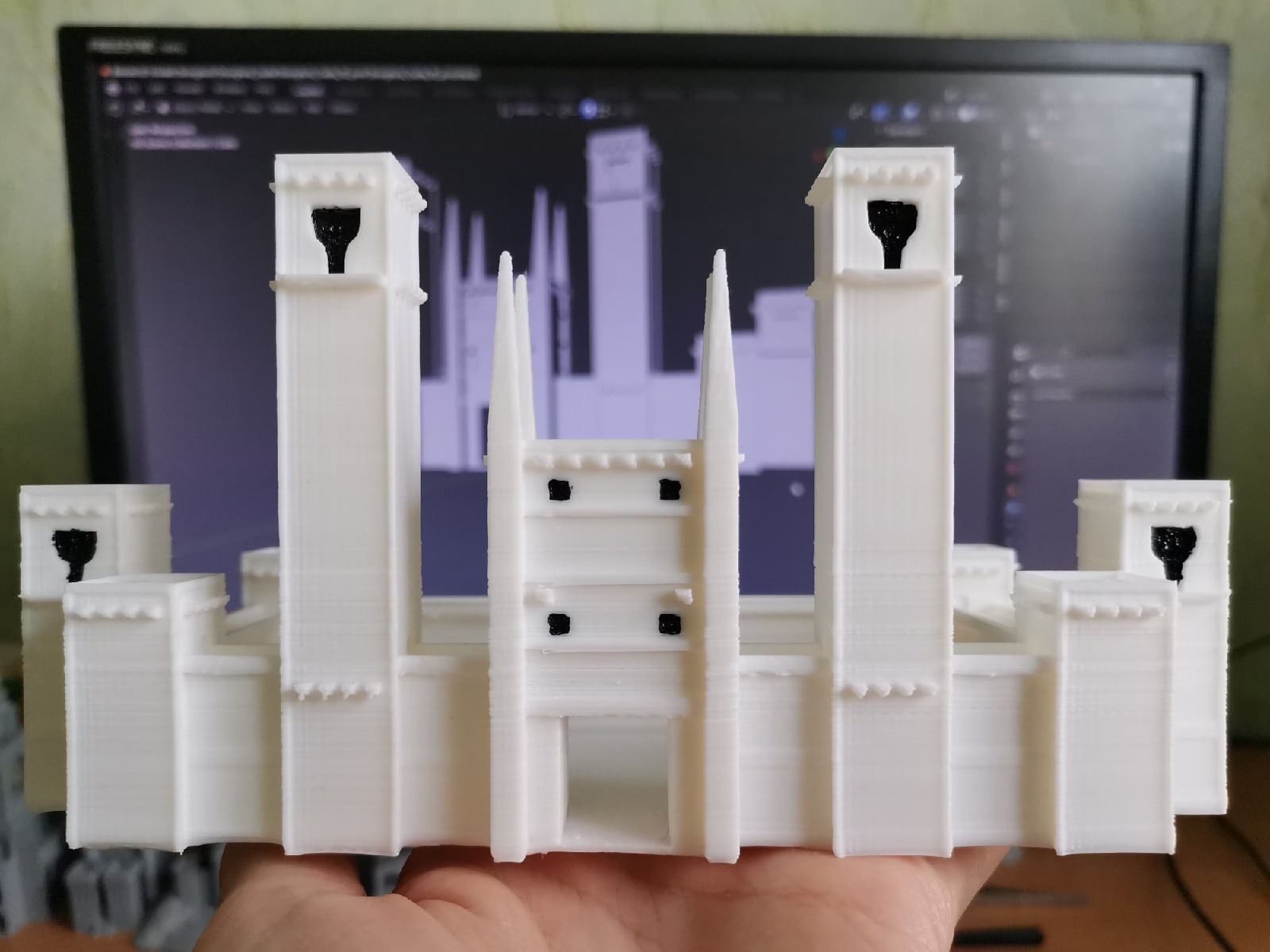 Heroes 3. City Citadel. Castle (3D print) - My, HOMM III, Герои меча и магии, 3D modeling, 3D, Anycubic, Longpost