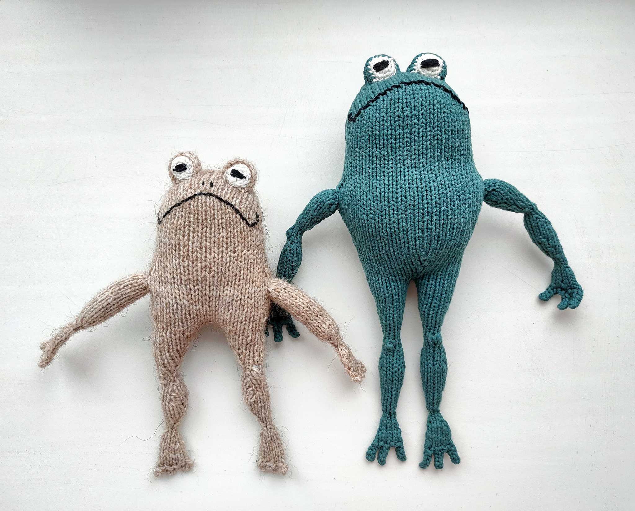 Toad - My, Frogs, Toad, Knitted toys, Needlework without process, Longpost