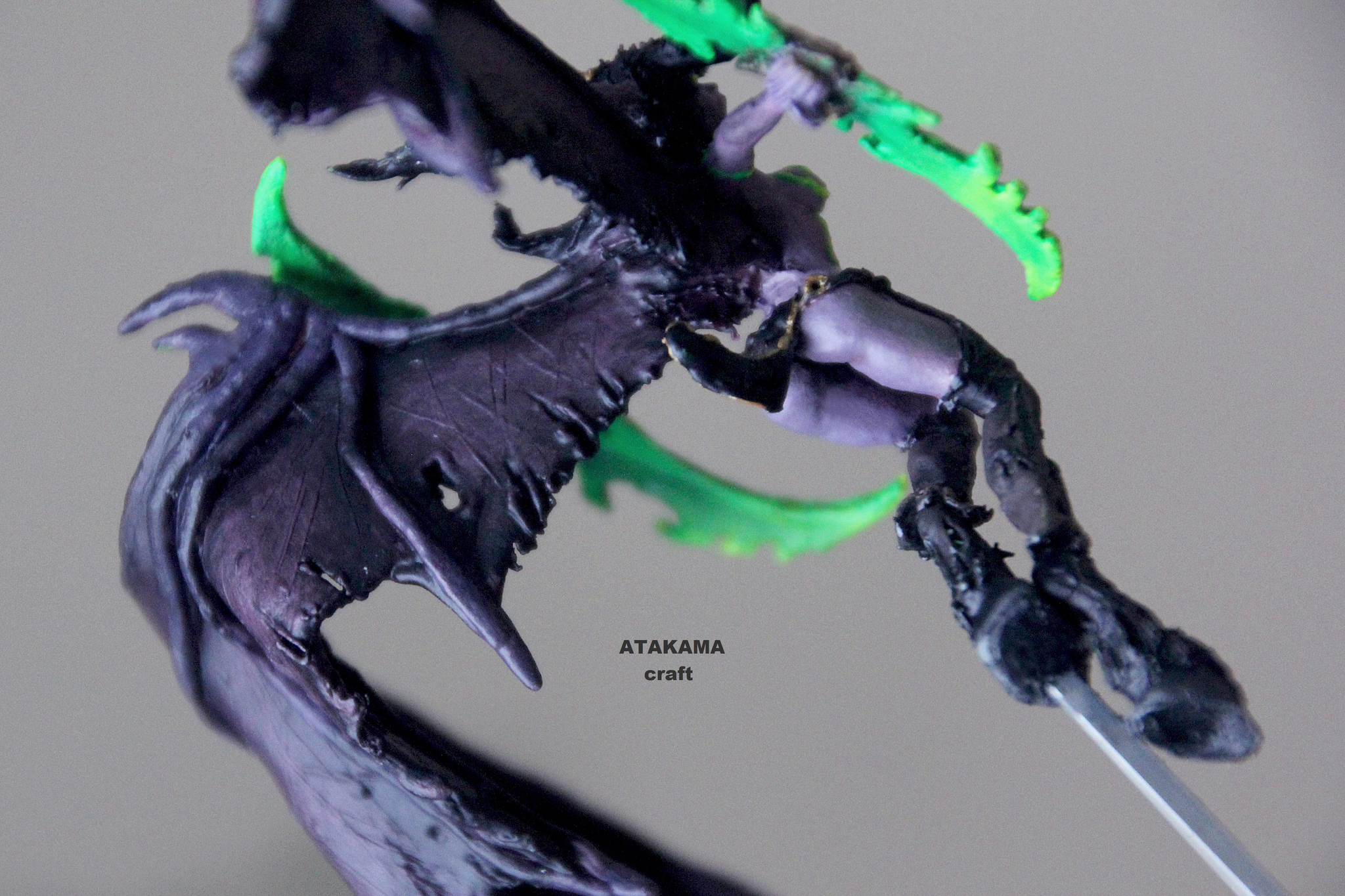 Illidan Stormrage Figure, Female Version (World of Warcraft) - My, World of warcraft, Needlework with process, Figurines, Creation, Handmade, Illidan, Warcraft, Miniature, Longpost, Rule 63