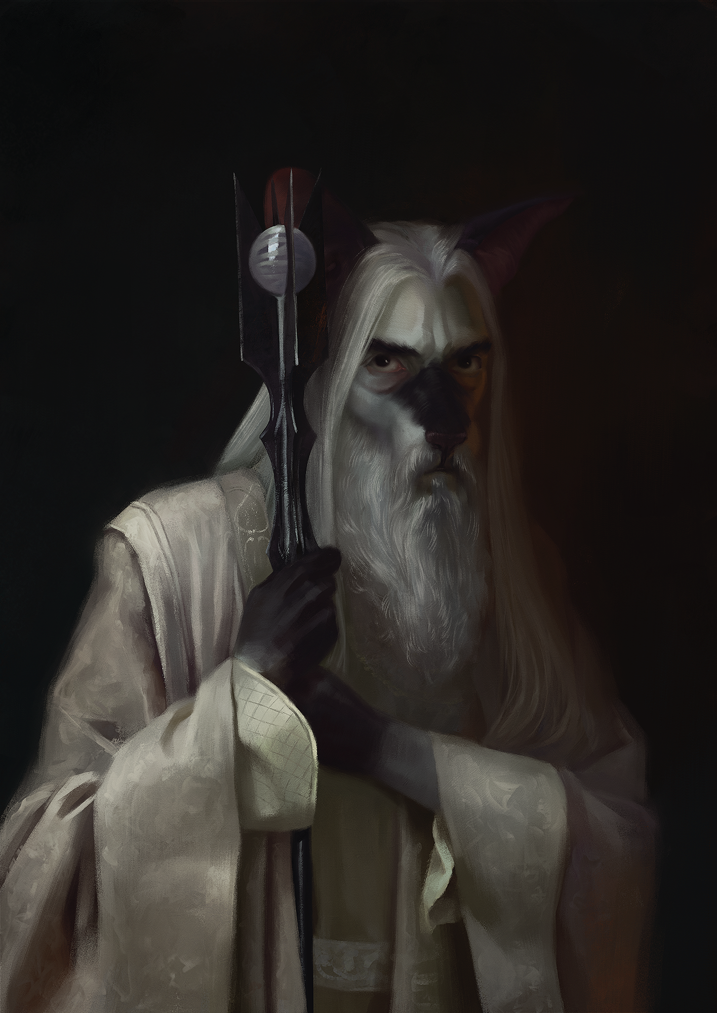 Saruman - Saruman, Maillard, Arda, Lord of the Rings, Middle earth, Furry, Furry art, Bra1neater