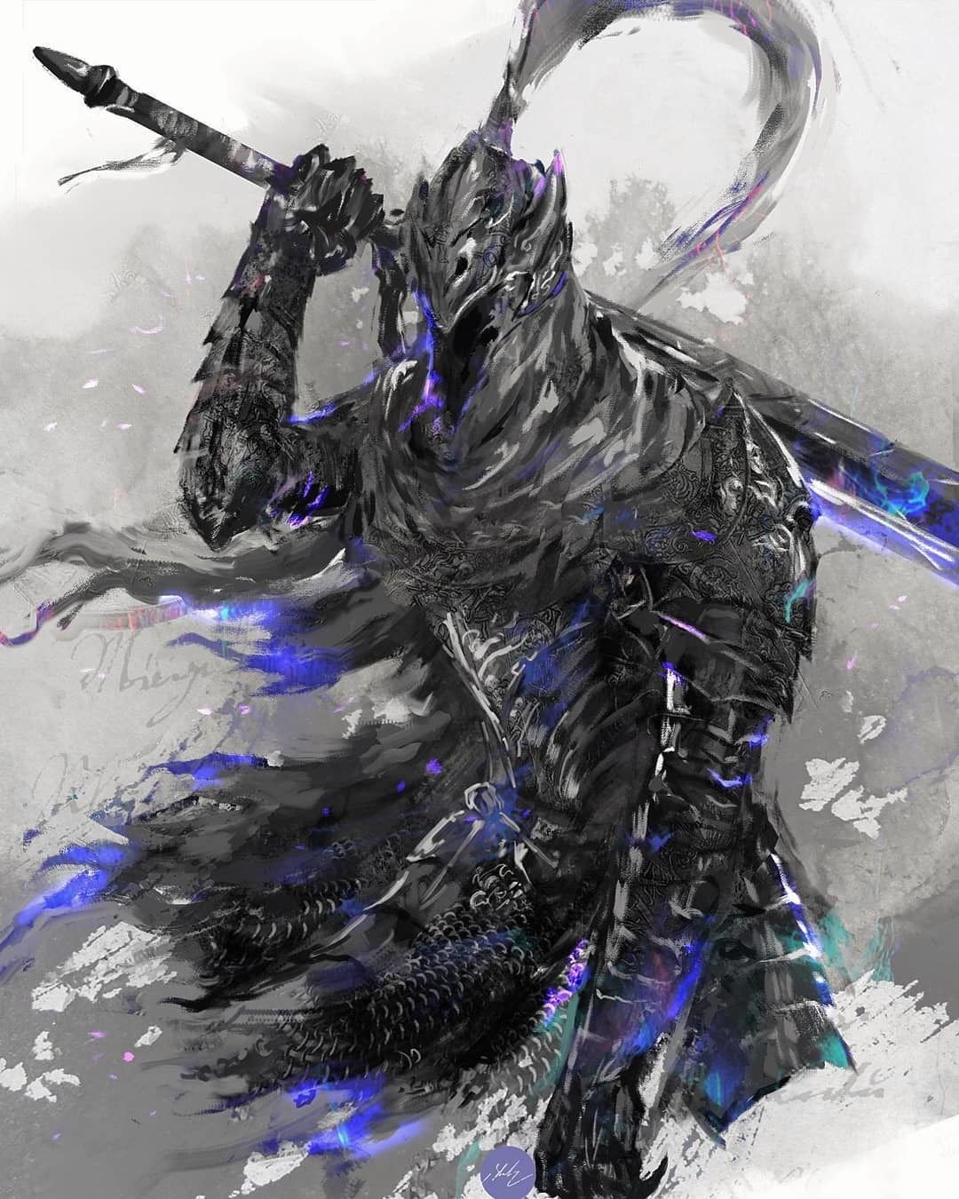 Bloodborne Elder Demon Souls - Drawing, Dark souls, Demons souls, Elden Ring, Bloodborne, Shimhaq98, Art, Longpost, A selection