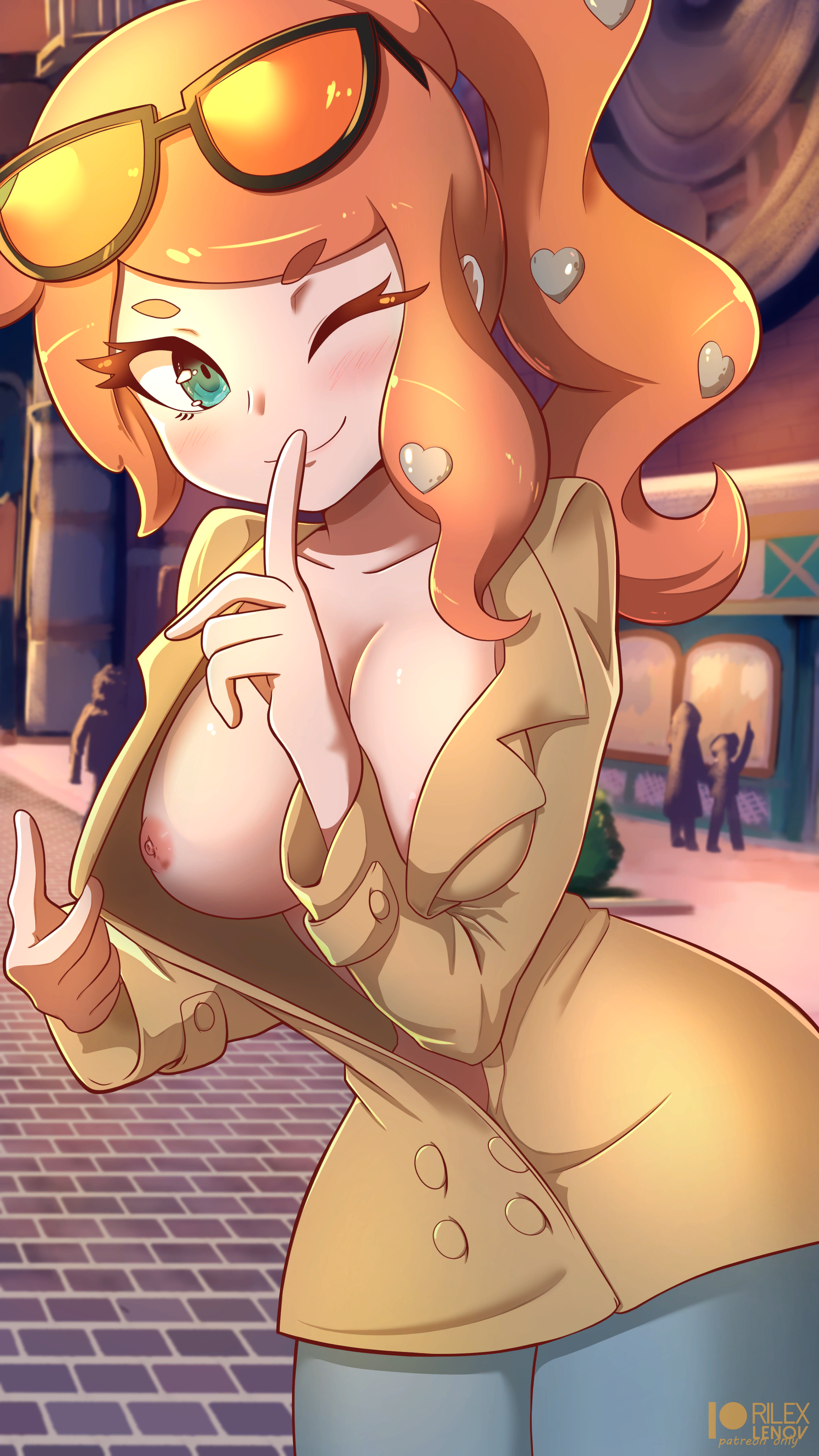 Sneak peek - NSFW, Sonia, Pokemon Sword and Shield, Покемоны, Anime Art, Аниме, Игры, Рисованная эротика