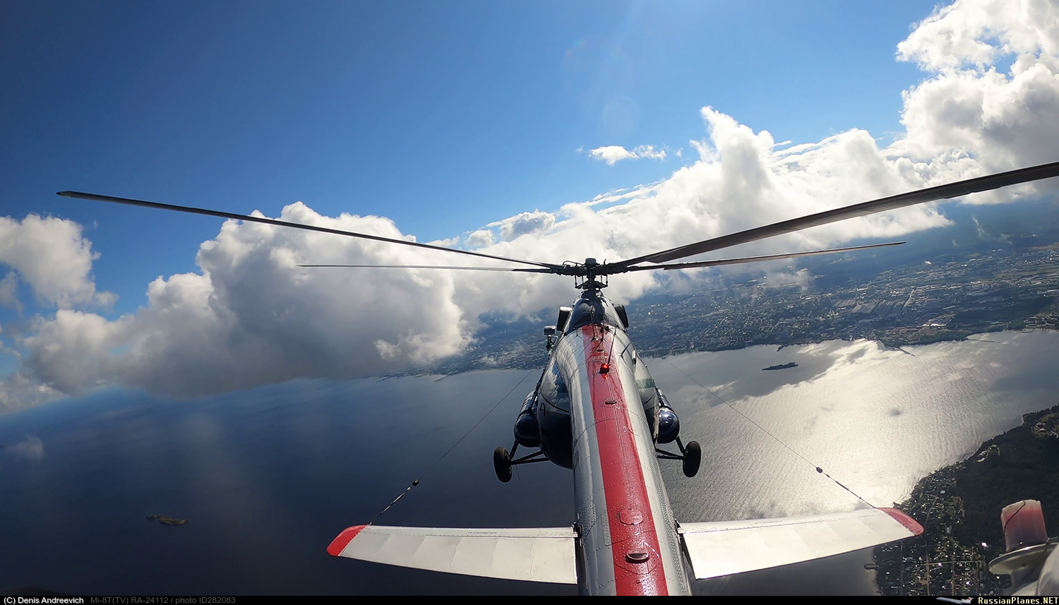 Above Petrozavodsk - The photo, Mi-8, Aviation, Petrozavodsk, Helicopter