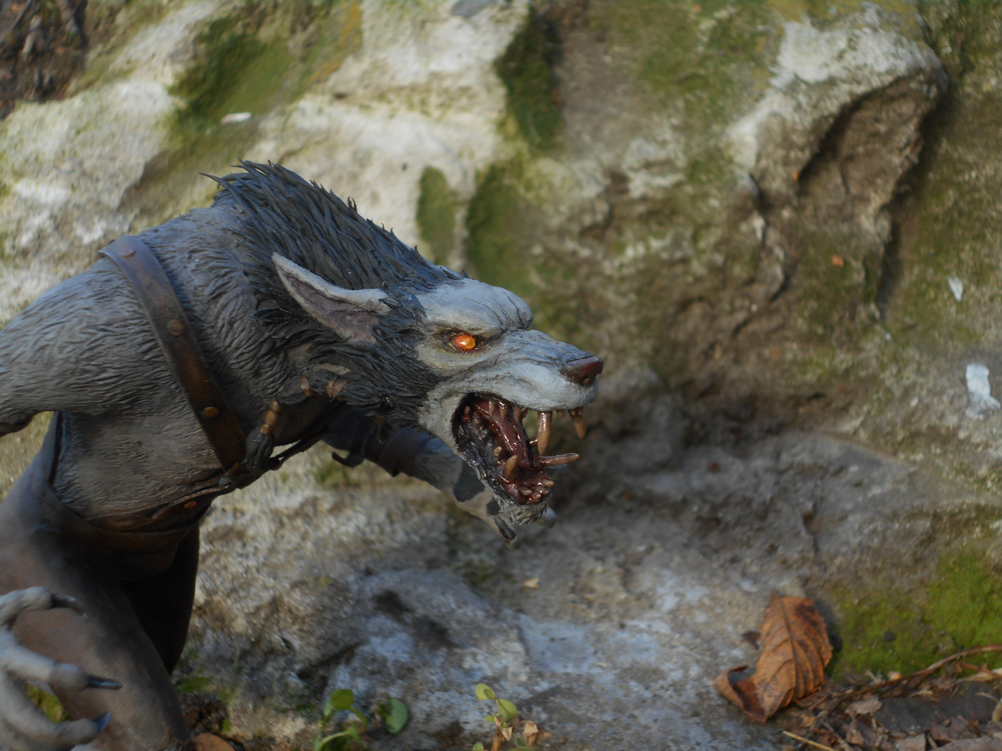 Bloodfang Worgen - My, World of warcraft, Warcraft, Werewolves, Worgen, Figurines, Velvet plastic, Handmade, Blizzard, Longpost, Creation, Needlework without process