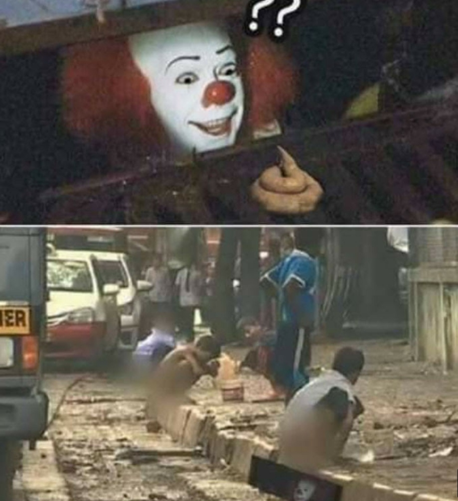 When you came to the wrong area - Pennywise, Humor, Memes, India