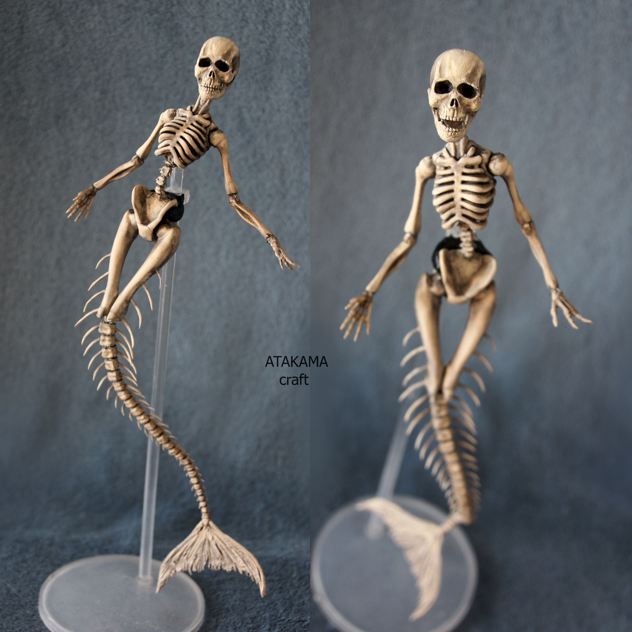 скелет русалки копенгаген