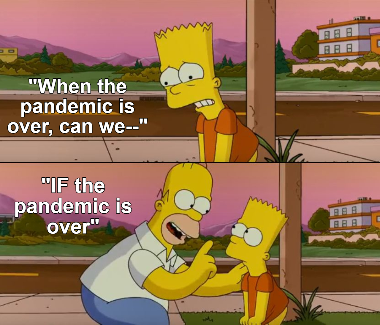 Not WHEN, but IF - Pandemic, The Simpsons, Question, Coronavirus