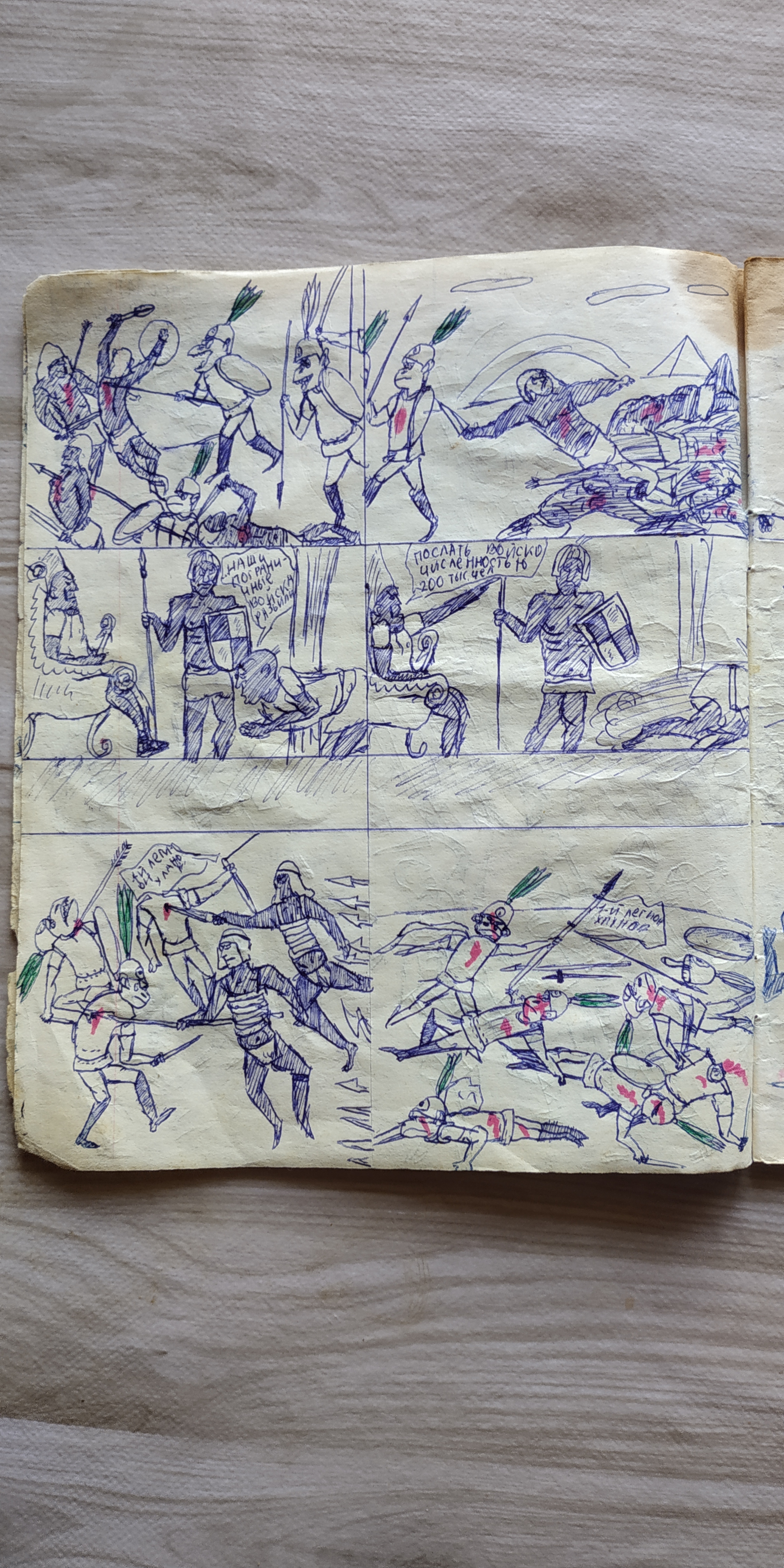 History lessons from back in 1985 - My, History (science), Nostalgia, School, Longpost, Drawing