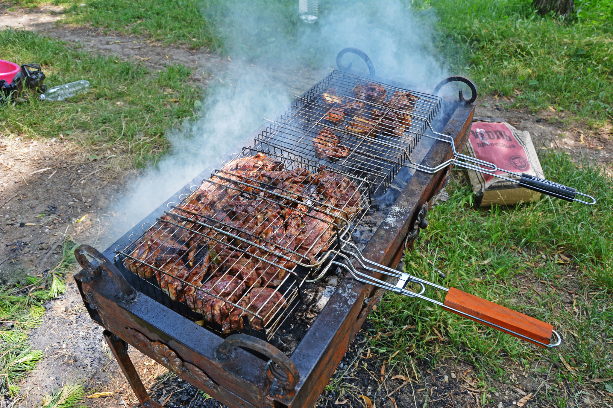 Reply to the post “Shashlik at Magomed’s” - My, Shashlik, Meat, Magomed, Shashlik Magomed, Reply to post, Longpost