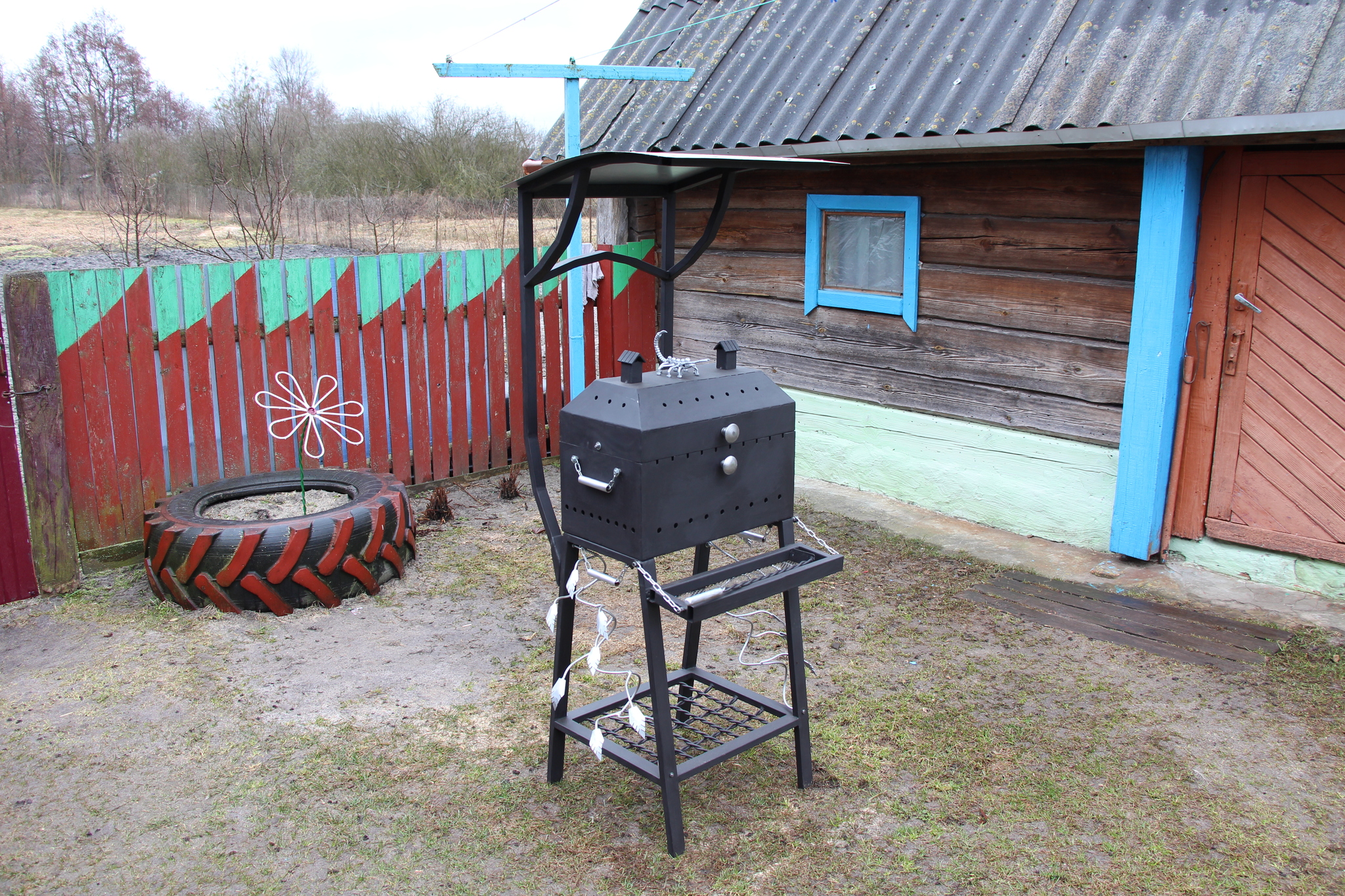 Metal crafts - My, Brazier, the Rose, Welding, Crafts, Metal, Chamomile, Reeds, Longpost, Needlework without process