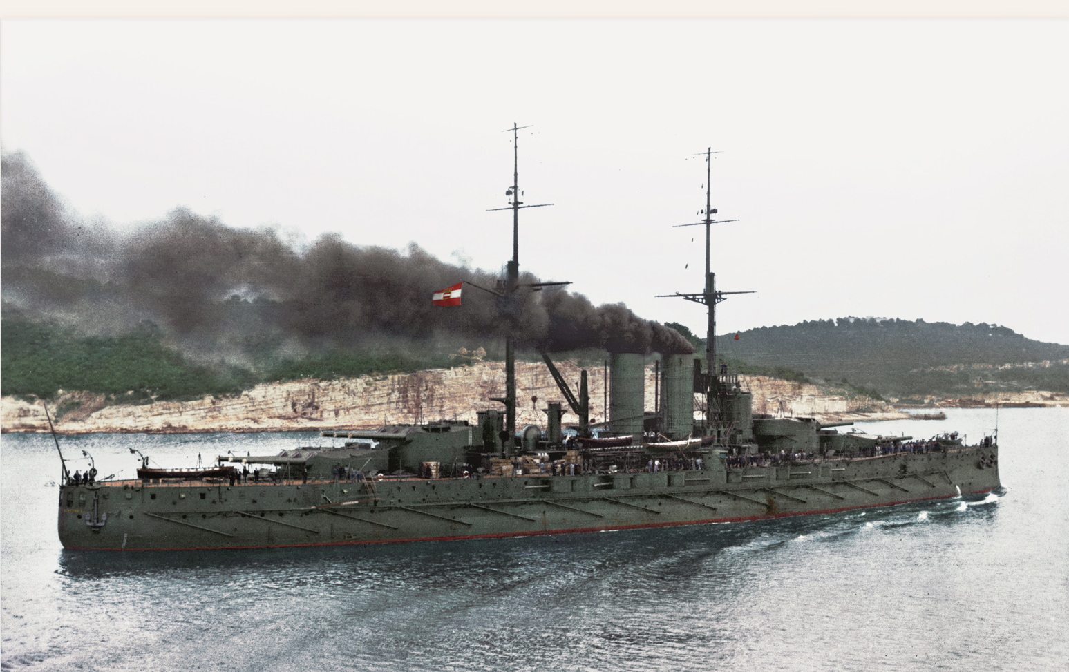 Italian Navy Day - Battleship, , Mediterranean Sea, The fight, Torpedo, Longpost, World War I, Italy, Austro-hungary