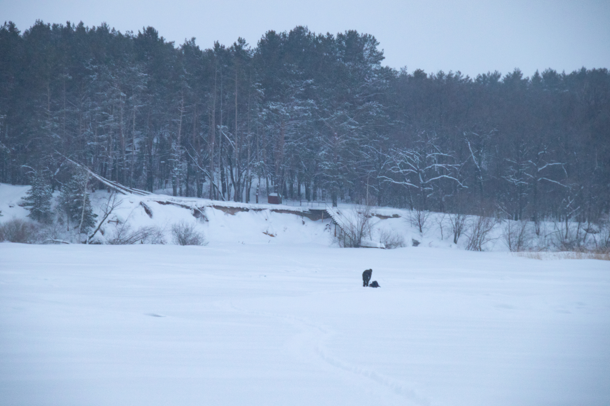 170 kilometers on ice. Winter passage of the Zhigulevskaya Circumnavigation. Part 2 - My, Tourism, Travels, Video, Longpost