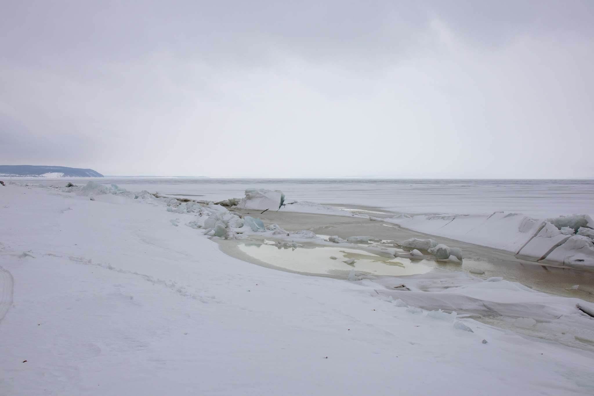 170 kilometers on ice. Winter passage of the Zhigulevskaya Circumnavigation. Part 2 - My, Tourism, Travels, Video, Longpost