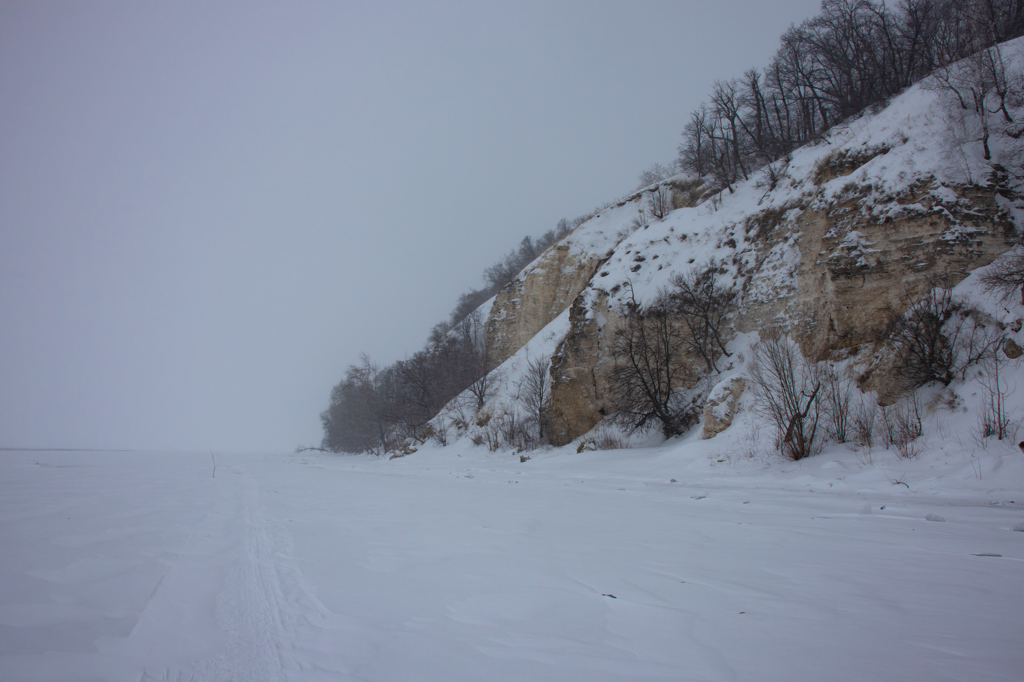 170 kilometers on ice. Winter passage of the Zhigulevskaya Circumnavigation. Part 2 - My, Tourism, Travels, Video, Longpost