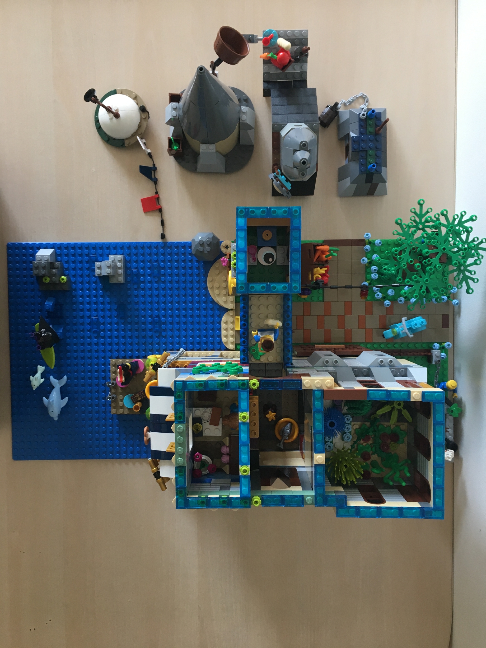 Our new MEGA homemade product - My, Lego, Homemade, Longpost, House, The street, Architecture