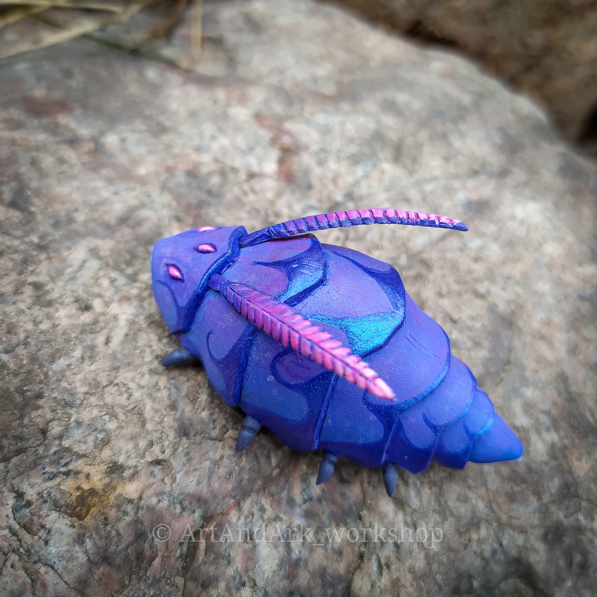 Handcrafted Gormlings from Ardenweald. Or, rabbit bugs? :) - My, World of warcraft, Shadowlands, Creation, Blizzard, Figurines, Longpost