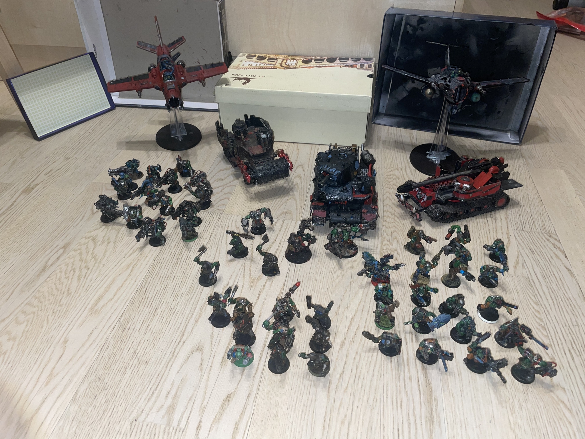 Finally getting back into the hobby after 6+ years away - My, Warhammer 40k, Orcs, Board games, Desktop wargame, Miniature, Psychological abuse