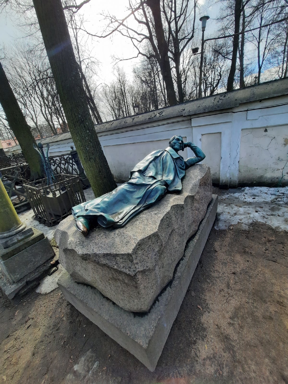 Necropolis - My, The photo, Headstone, Necropolis, Saint Petersburg, Alexander Nevsky Lavra, Longpost