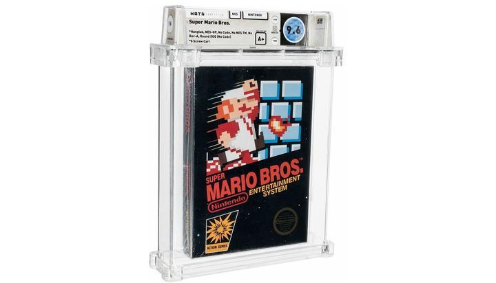 Sealed Mario game cartridge sold for $660,000 - Mario, Auction, Record, Games, Cartridge