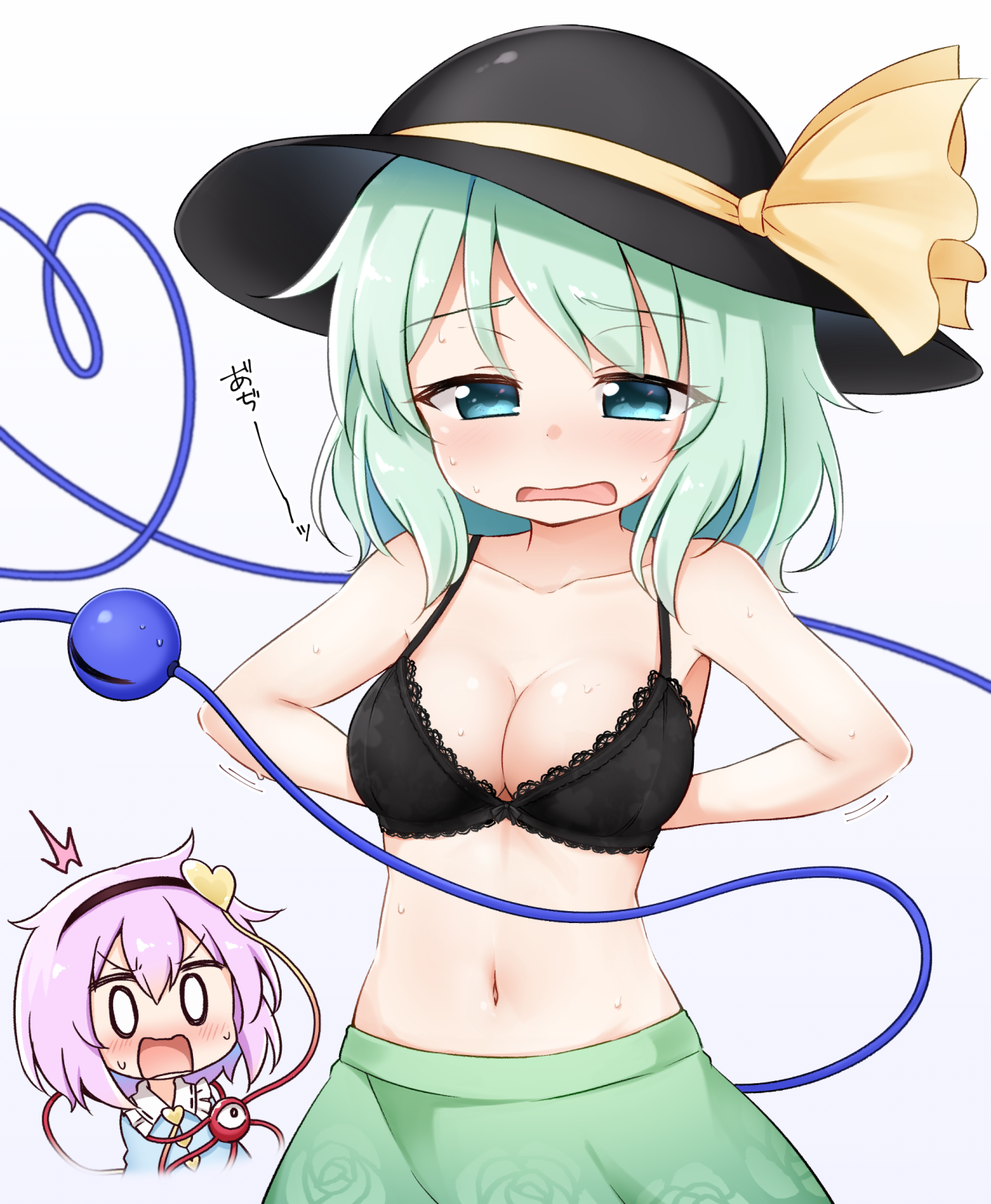 Koishi & Satori by Suwa yasai - NSFW, Touhou, Komeiji koishi, Komeiji satori, Anime art, Anime, Suwa yasai, Longpost