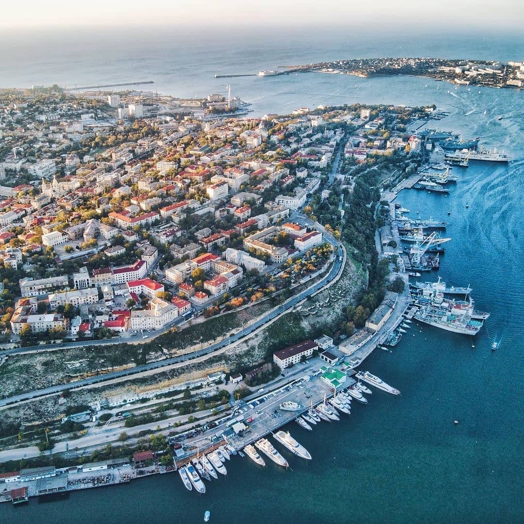 Sevastopol - Sevastopol, Crimea, Town, Sea, Quadcopter, Aerial photography