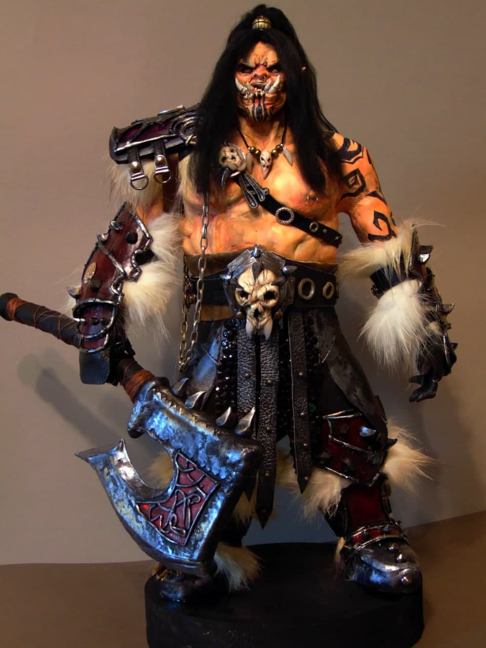 Grommash Hellscream - My, Needlework without process, Needlework, Needlemen, World of warcraft, Warcraft, Longpost