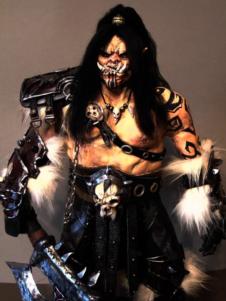 Grommash Hellscream - My, Needlework without process, Needlework, Needlemen, World of warcraft, Warcraft, Longpost